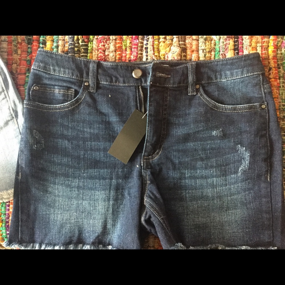 Denim shorts